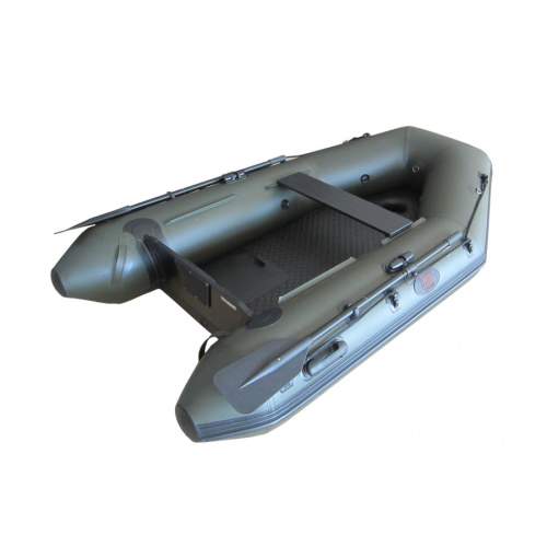 Zeepter Special 260 Oliv | Schlauchboot für 3 Personen mit Luftboden & V-Luftkiel | Kompaktes Angelboot mit Scheuerschutz & 6 PS Motorfreigabe