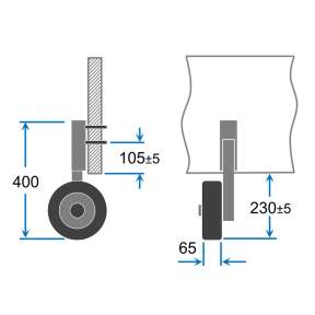 Slipr&auml;der V4 Edelstahl Klappbar Pannensicher...
